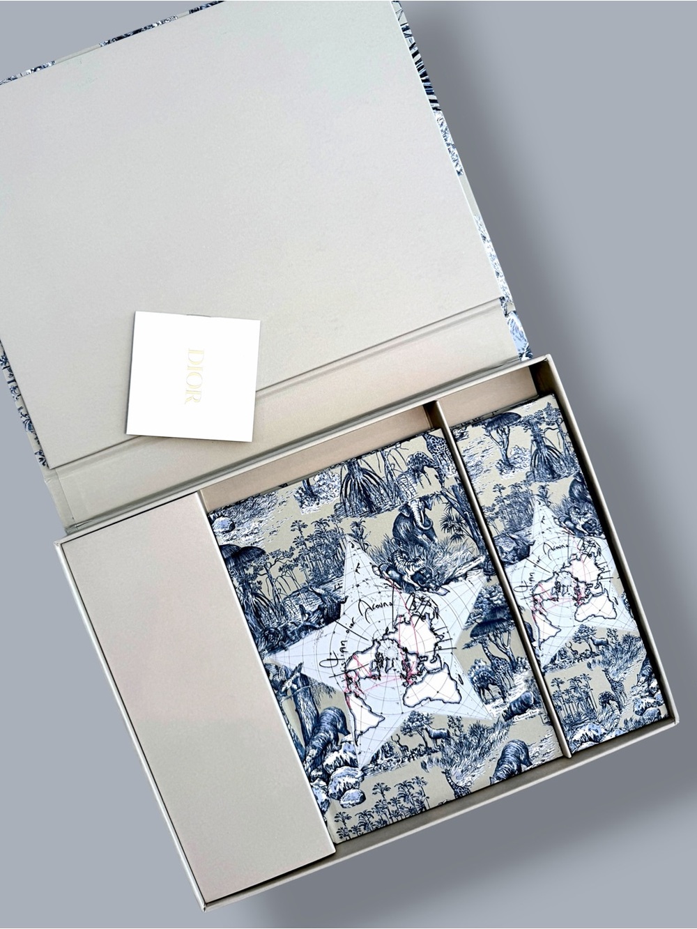 Dior GWP Around the World Notebook & Pencil Set | Boxed VIP Gift